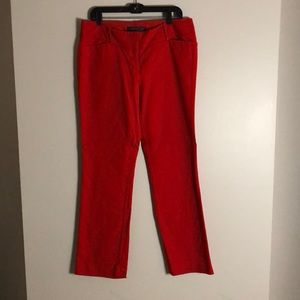 The limited drew fit red pants